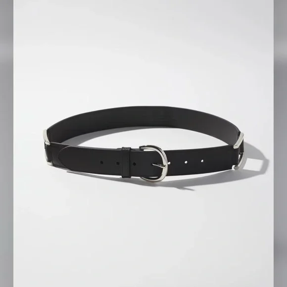 WHBM Metal Station Denim belt Tong Gu 1X Women Denim Waist Belt Waistband metal buckle  main image 2